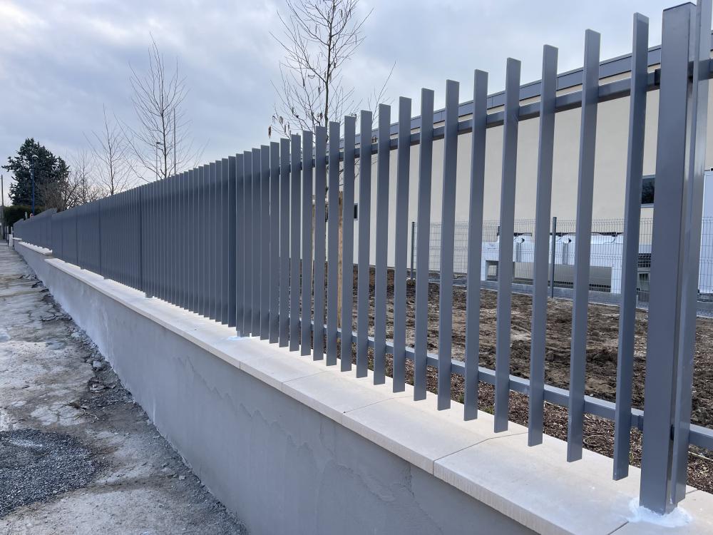 clôture barreaudée H=1 m à Soissons (02)